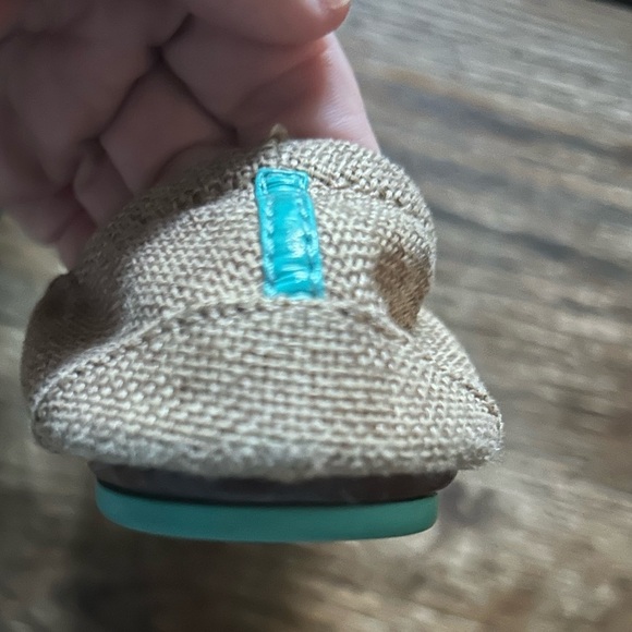 Tieks Brentwood Vegan Ballet Flats Women’s Size 7 Natural Woven Burlap - Picture 6 of 7